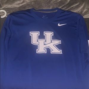 Nike Long Sleeve Kentucky Wildcats dri fit shirt